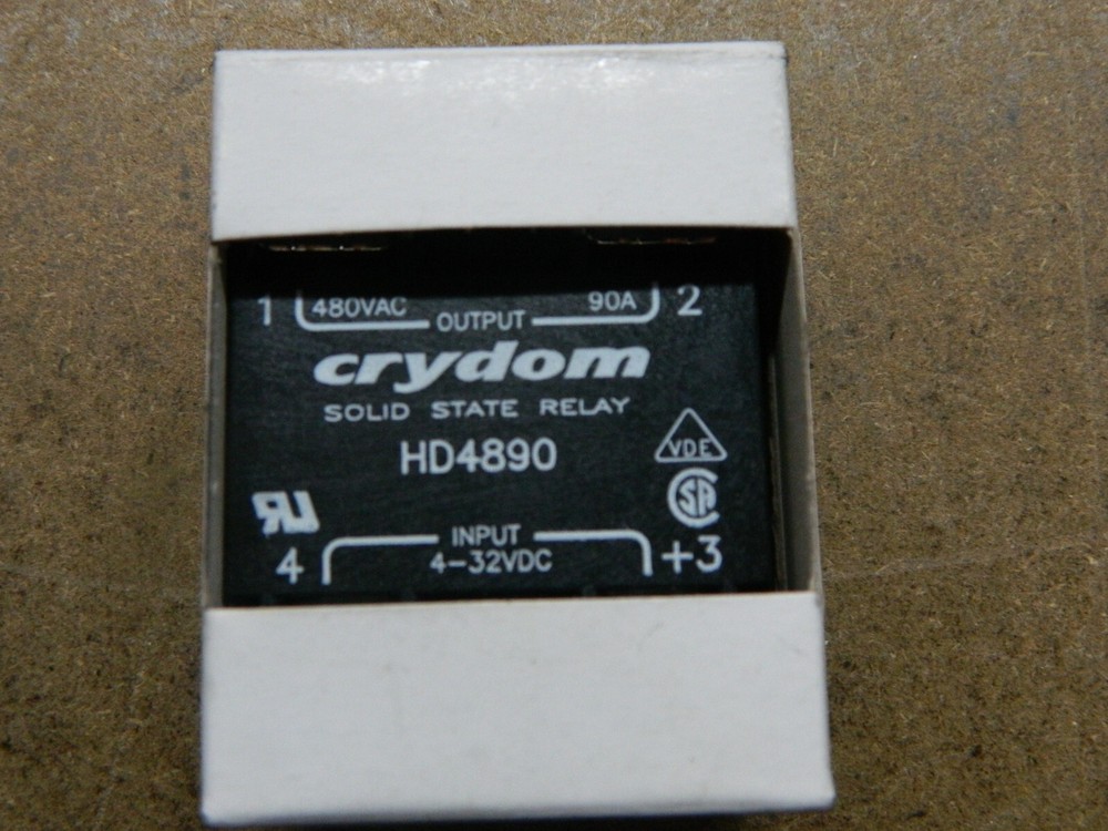 1x crydom solid state relay HD4890 relay semiconductor 4-32VDC 90A