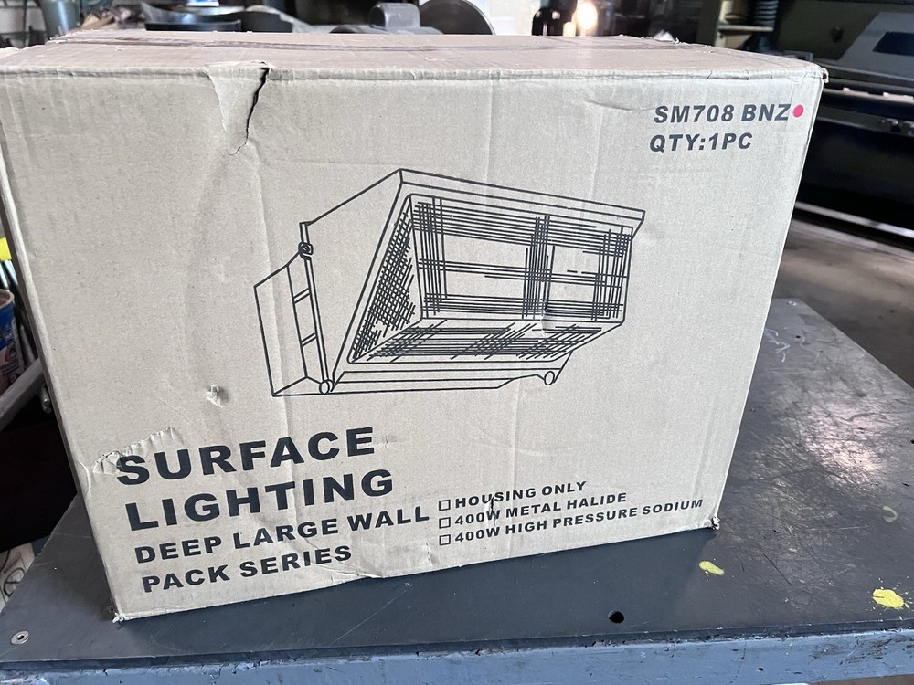 NIB Deep Large Wall Pack Series W4LED1205K 5000K 120-277V Surface Lighting + …
