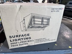 NIB Deep Large Wall Pack Series W4LED1205K 5000K 120-277V Surface Lighting + …