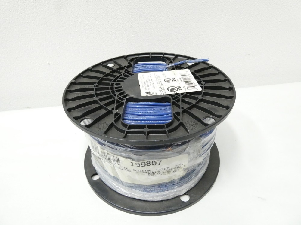 Southwire E51583F Blue Machine Tool Wire 14awg 500ft 600v-ac