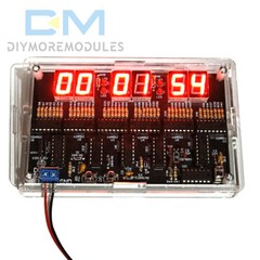 6bit Digital Circuit Clock DIY Electronic Kit Electronic Clock Teaching Practice