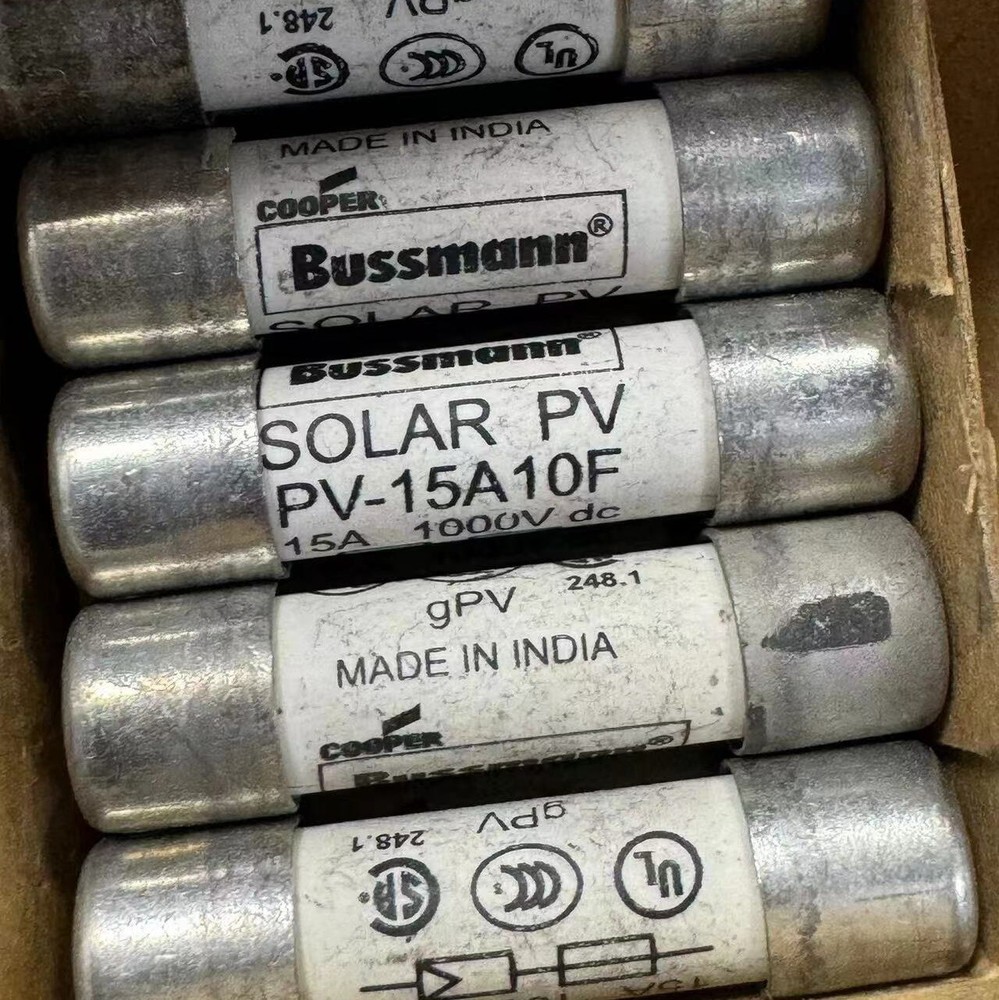 10PCS Fast Fuse BUSSMANN 10x38mm PV-15A10F PV-15A10 PV15A10F 15A 1000V 1000VDC