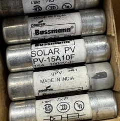 10PCS Fast Fuse BUSSMANN 10x38mm PV-15A10F PV-15A10 PV15A10F 15A 1000V 1000VDC