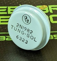 2N1982 – TUNG-SOL – 1963 BLUE TOP TRANSISTOR – NTE105