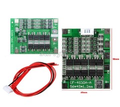 3S/4S 25A/30A BMS PCB Protection Board For 18650 Li-ion Lithium Battery Cell