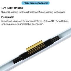5pcs Fiber Optic Quick Connectors Mechanical Splice 2.00 3. Number of Items: 5