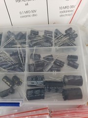 HUGE NEW 1200+ Capacitors, Resistors, etc. Electronic Components Lot