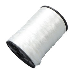 Mule Tape Flat Rope Polyester Pull Tape Gardening Commercial Electrical White