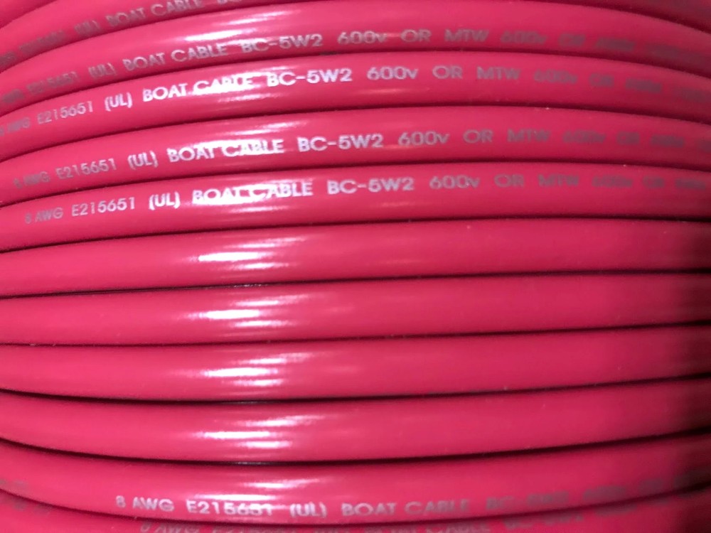 USC10368-2R – US CIRCUITS – 8 AWG 105c 600V – WIRE SOLD BY THE FOOT, NO RETURNS