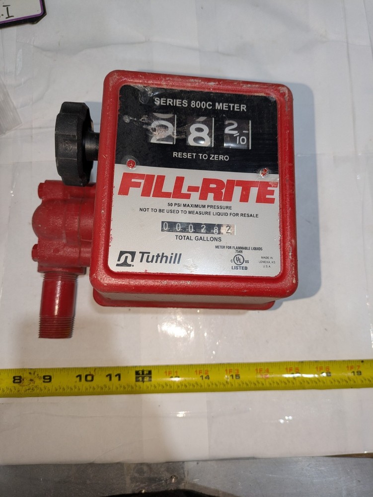 TUTHILL FILL-RITE 50 PSI SERIES 800C METER