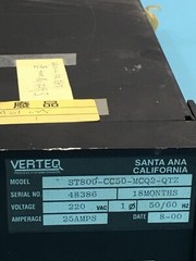 Verteq ST800-CC50-MCQ2-QTZ RF Amplifier, Advanced Energy AE 3156023-000, 137456
