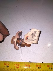BURNDY GBM29 CONDUCTOR RANGE OF 2/0 SOLID THRU 250 GROUND CONNECTOR FOR COPPER C