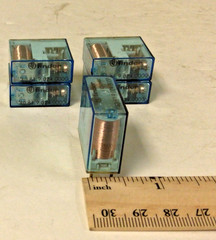 NEW, (LOT 5) FINDER 405290240000 8A 250V PLUG IN RELAY, FREE SHIPPING