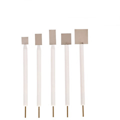 6x80mm Electrode PTFE Rod Purity 99.99% Pt Platinum Electrode Platinum Plates