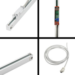 Ditron Slim Thin Linear Glass Scale Encoder 5um 2 Axis 3 Axis DRO Mini Lathe
