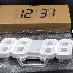 USB Fashion 3D LED Digital Clock Multifunction Electronic Clock Home Decoration