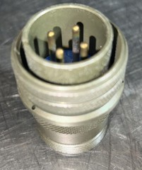 Amphenol Industrial 20-4P 4-257 Circular Connector Plug. NOS-SURPLUS