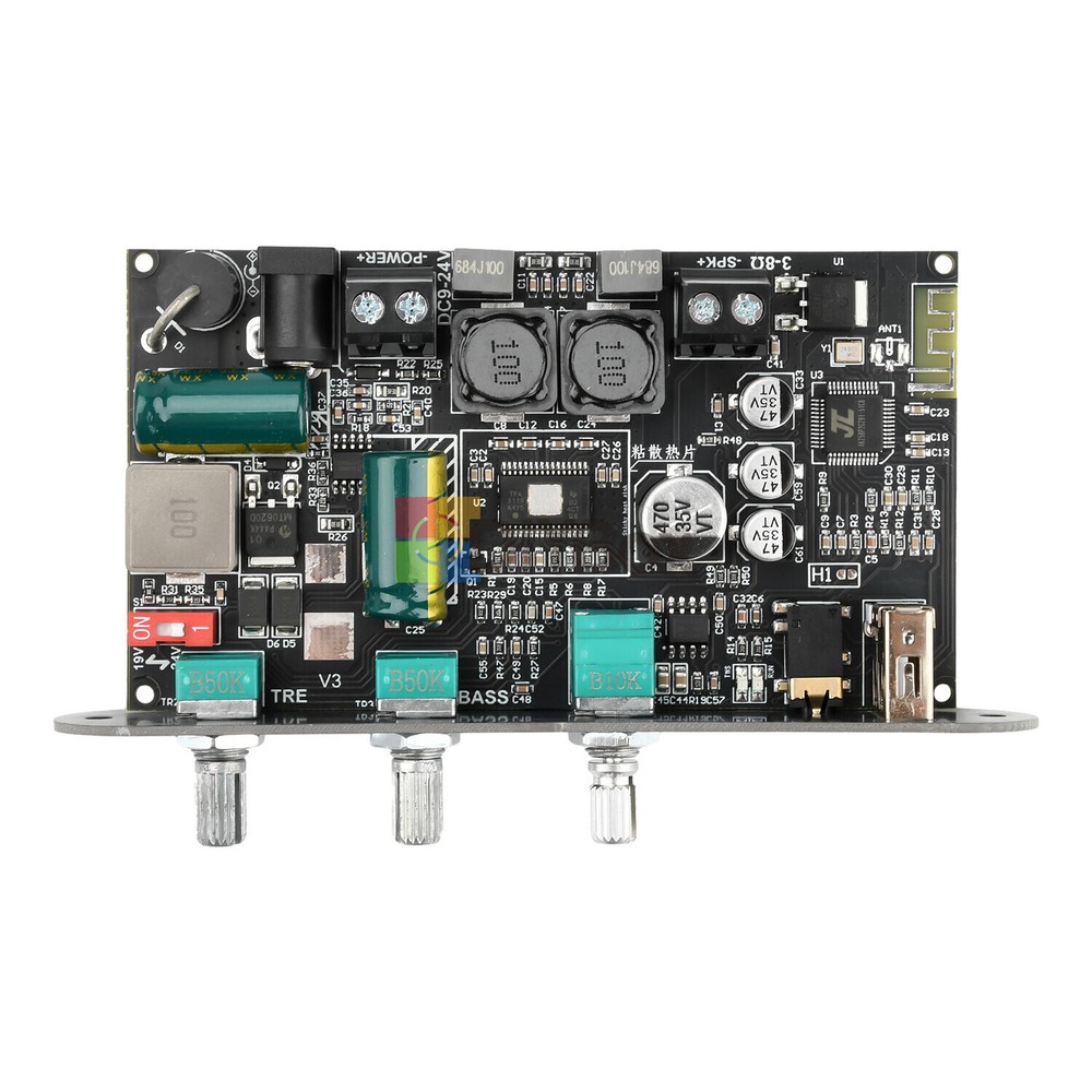 1/2/6PCS 100W Bluetooth 5.3 TPA3116D2 Mono Audio Power Amplifier Board TWS APP