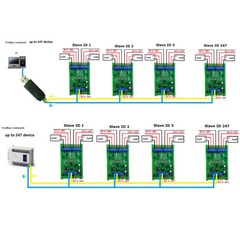 RS485 0-1A 0-30V Current Voltage Collector Voltage Signal Acquisition MODBUS RTU