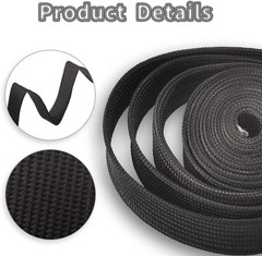 High-Temp Fiberglass Heat Sleeve for Spark Plug Wires – 5FT x 1/4″ Protection