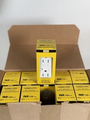 Hubbell GFTW15W Bryant Electric Gfci Receptacle