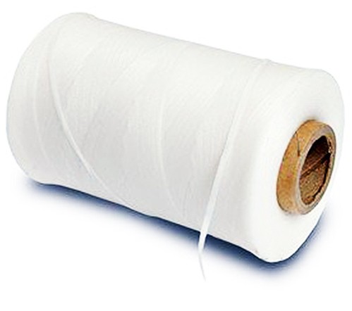 500 yds, Wax Lacing Cord Nylon, White 0.09″ for Binding Wiring Harnesses,