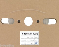 100 Ft 3/64″ ID (1.2mm) Clear Polyolefin 2:1 Heat Shrink Halogen-Free RoHS UL