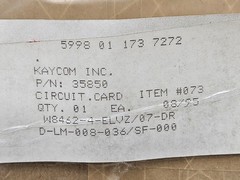 5998-01-173-7272 Circuit Card Assembly 5998011737272 – 35850