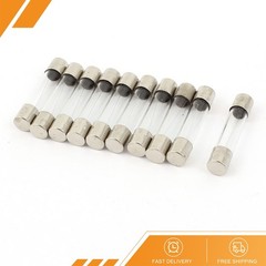 10 Pcs 250V 3.5A Quick Blow Glass Fuses Fast Acting Tubes 6x30mm