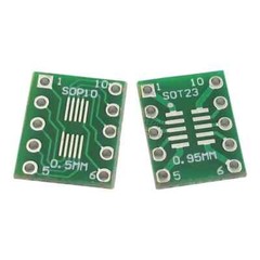 10PCS IC SOT23 SSOP10 MSOP10 UMAX to DIP 0.5/0.95mm Adapter PCB Board Converter