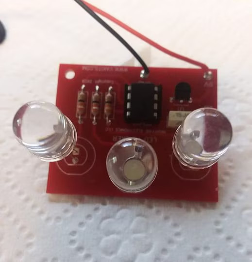 LED Triple Lightning Effect Kit, Electronic Fun Kit. 10 mm LED (Pre Built)