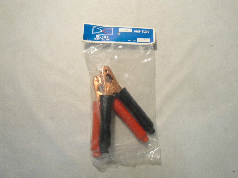 NEW 1 PAIR FACTORY SEALED DEL CITY 1513 CLIPS 100 A