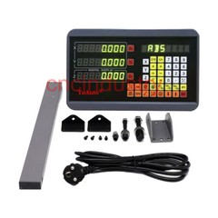 3Axis DRO Digital Readout 6”&12”&22” 3pcs TTL Linear Glass Scale Sensor Kit