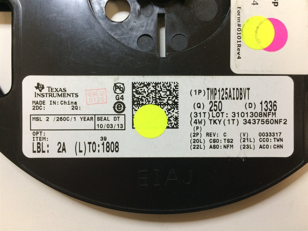 TMP125AIDBV TI IC SENSOR DIGITAL -40C-125C SOT23-6 ROHS 10 PIECES