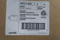 Leviton WSTLT-9D0 6 Pk 100-277VAC White Control Transmitter