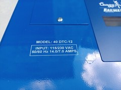Cragg Railcharger 40 DTC-12 Railway Equipment Co DTC Battery Charger UNUSED