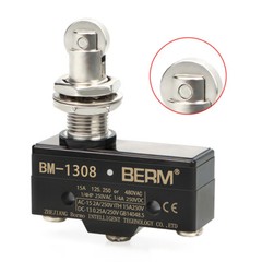 Micro Limit Switch SPDT 15A 125/250/480VAC Microswitch Roller Lever Plunger