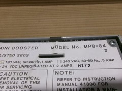 New Von Duprin MPB-84 Mini Booster 120Vac 50/60Hz 1A MPB84 AK