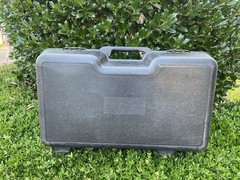 Platt Luggage 903 Blow Molded Hard Case with Foam Lining – Black 27x16x10 In.