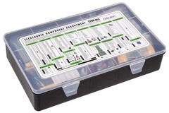 Comprehensive 2200-Piece Electronic Component Kit for DIY Electronics Projects