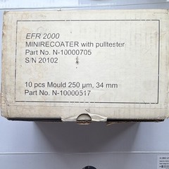 Ericsson EFR 2000 Mini Recoater w/ Pull Tester Fiber Optic Recoating System