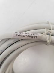 BLACK BOX EYN257T-0025-FF DB9 NULL MODEM CABLE 25 FEET LONG, NNB