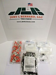 COMPRESSION CONNECTORS, LOT OF 150 VARIOUS BRAND CONNECTORS, ALL SAME TYPE F