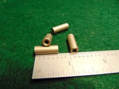 (8) HH Smith 9204 Round Alum. Unthreaded Spacer 1/4″Dx11/16″L #4 NOS