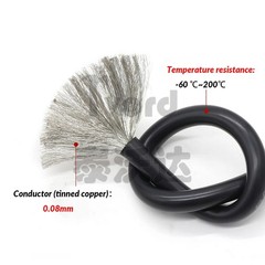 Flexible Soft Silicone Wire Cable 2AWG~30AWG UL High Temp Colorful Tinned Copper