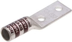 Polaris L500N, 500 KCMIL, 1/2″ Stud, Long Barrel, Copper, 2-Hole Lug, 1 pc