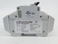 C3 Controls 1100-CB3C2U30 Mini 30A Circuit Breaker 3P 277V MCB Type C – NEW S…