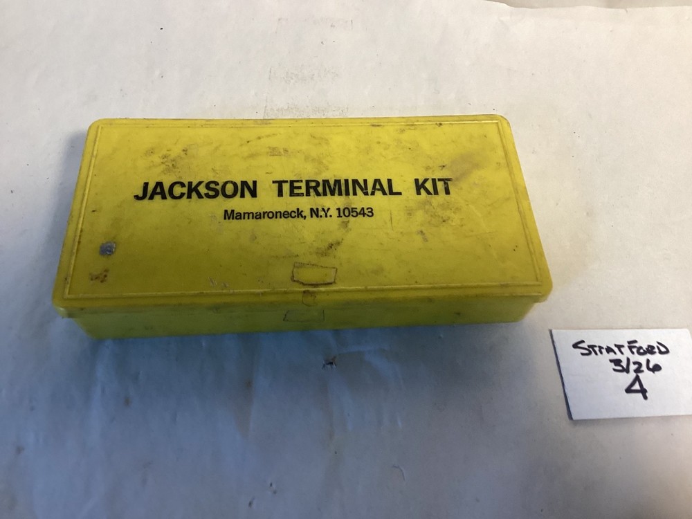 Used Jackson Terminal Kit electrician tool parts electrical equipment