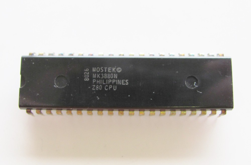 Mostek MK3880N 40 Pin IC CPU Z80 Processor New Old Stock Central Processing Unit