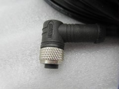 Lot of 4- JVL M12 Connection 20m Power Cable WI1000-M12F5T20N (Expedited Shipp)